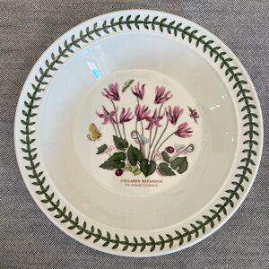 Portmeirion Botanic Garden Cyclamen Soup / Salad/ Pasta Bowl